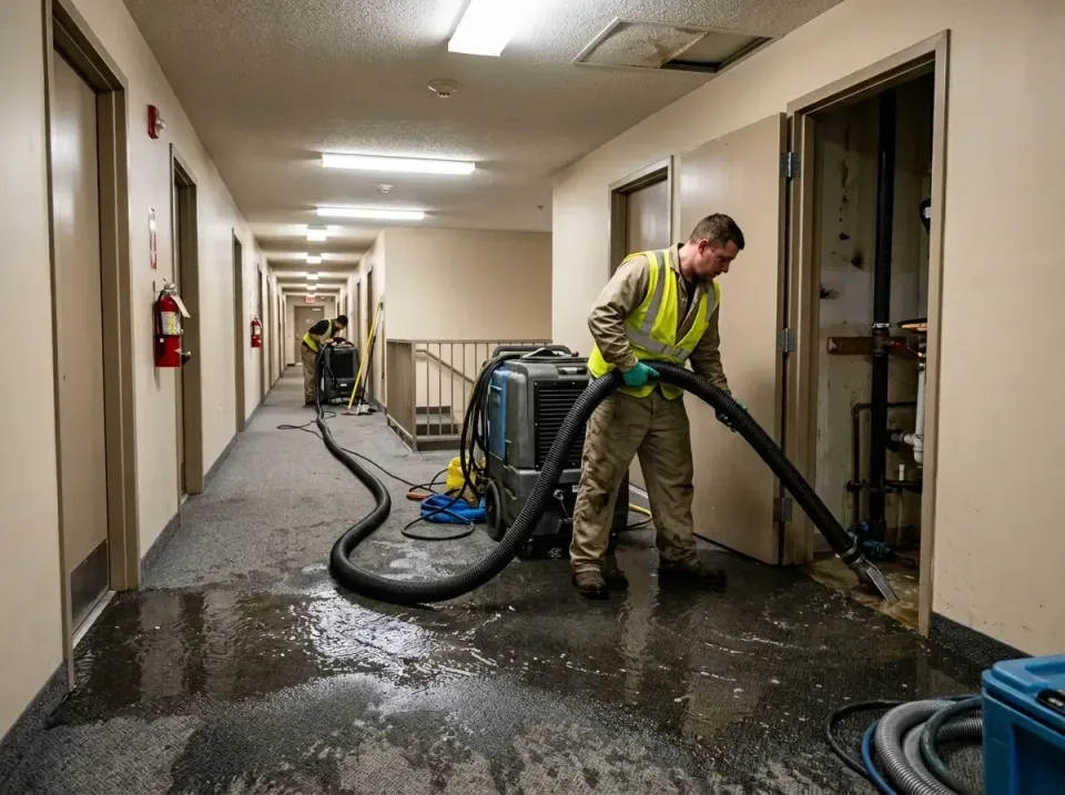 multi-unit-apartment-hallway-f-005 — frequently asked questions, Emergency Burst Pipe Water Extraction & Removal in Dry Run,…